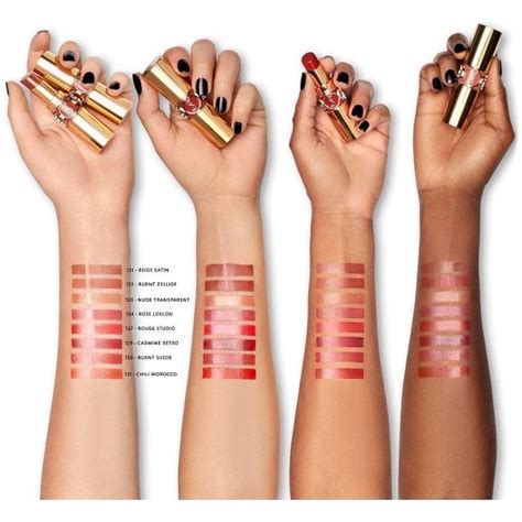 yves saint laurent rouge volupté shine 124 rose loulou|ysl rouge volupte shine swatches.